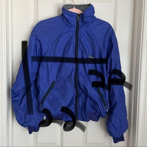 Patagonia Royal Blue Zip-Up Bomber Jacket - Picture 8 of 8